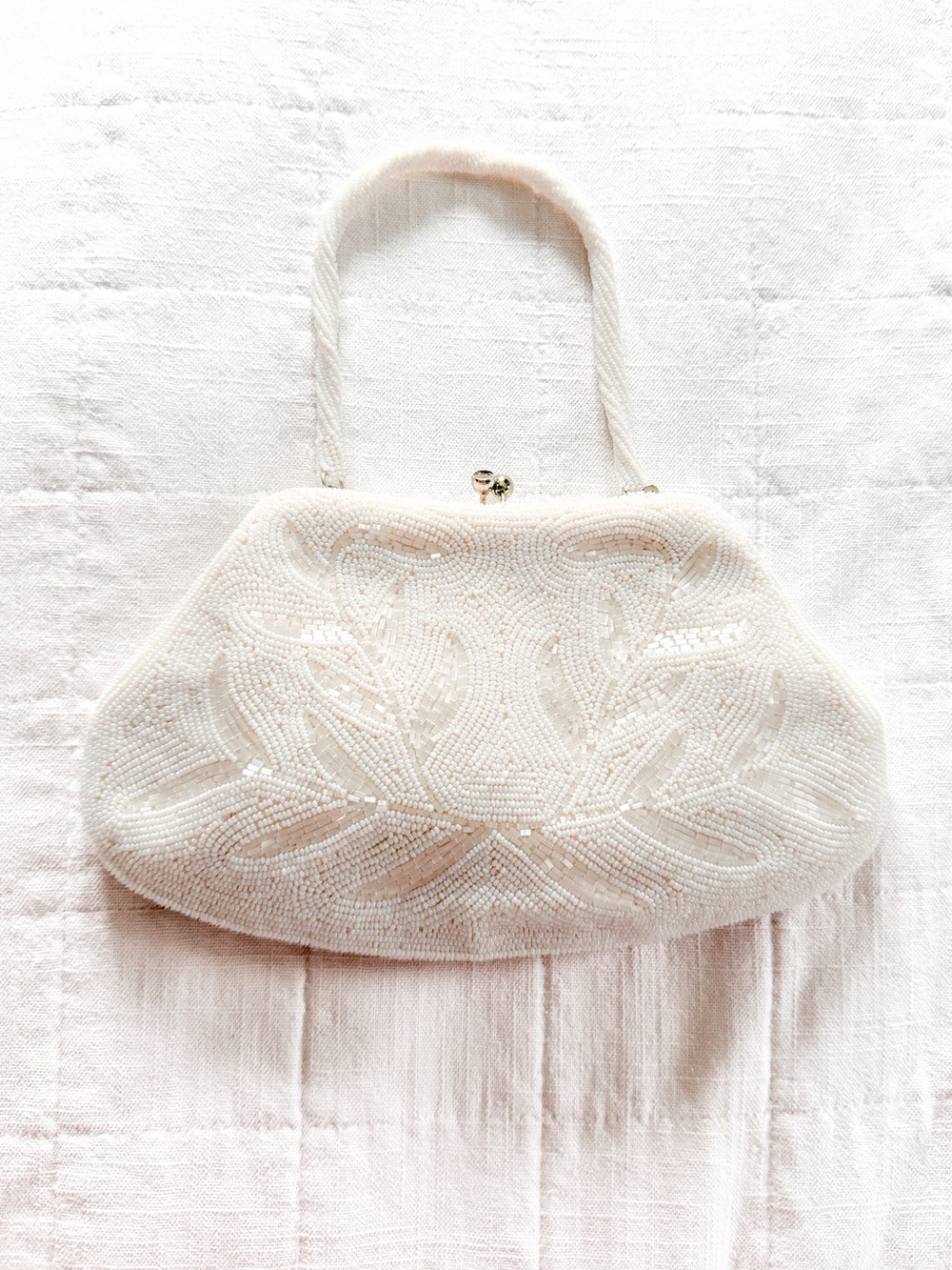 Vintage Japanese Microbeaded Evening Bag